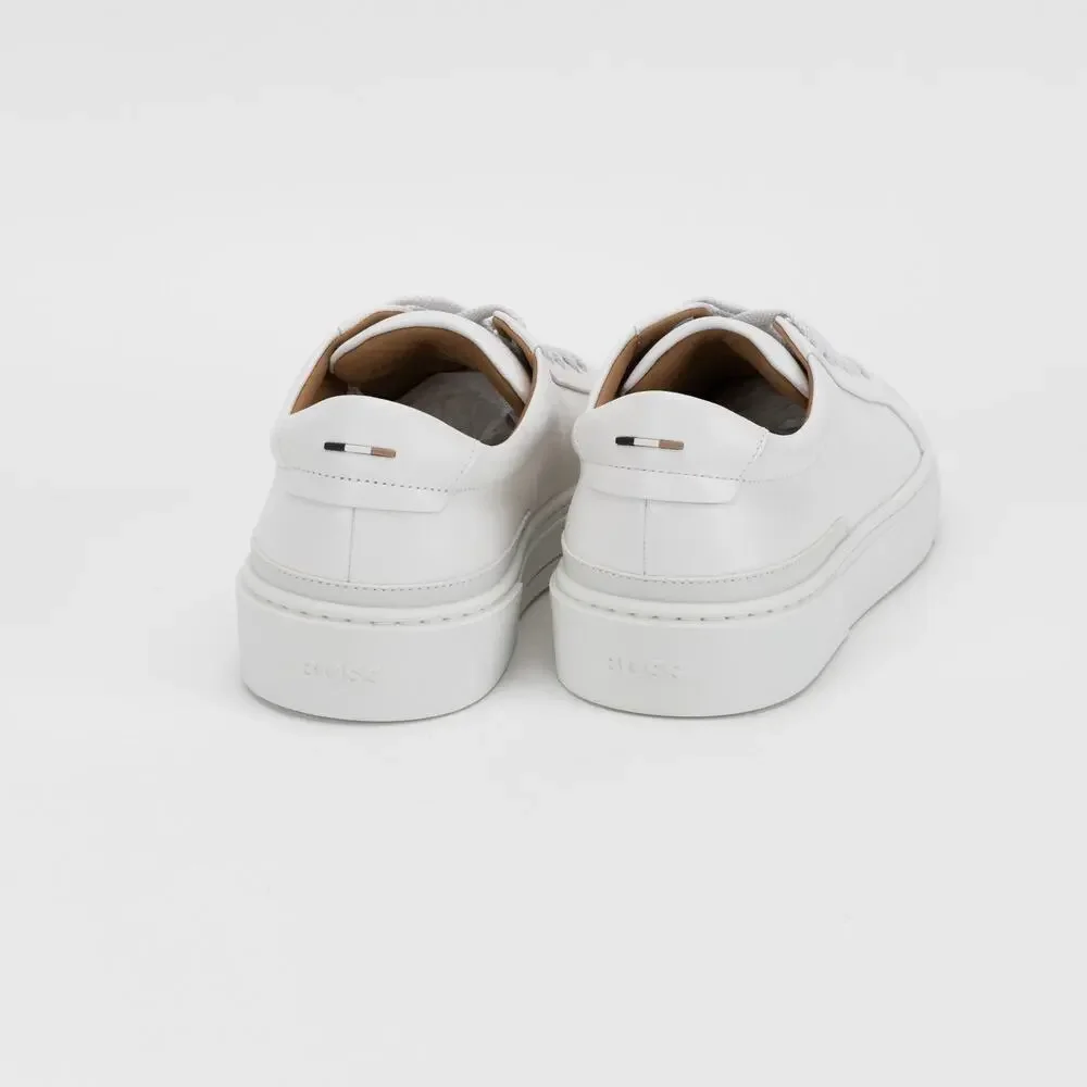 Boss Men Gary Leather Sneakers White Size 12US /45 EU